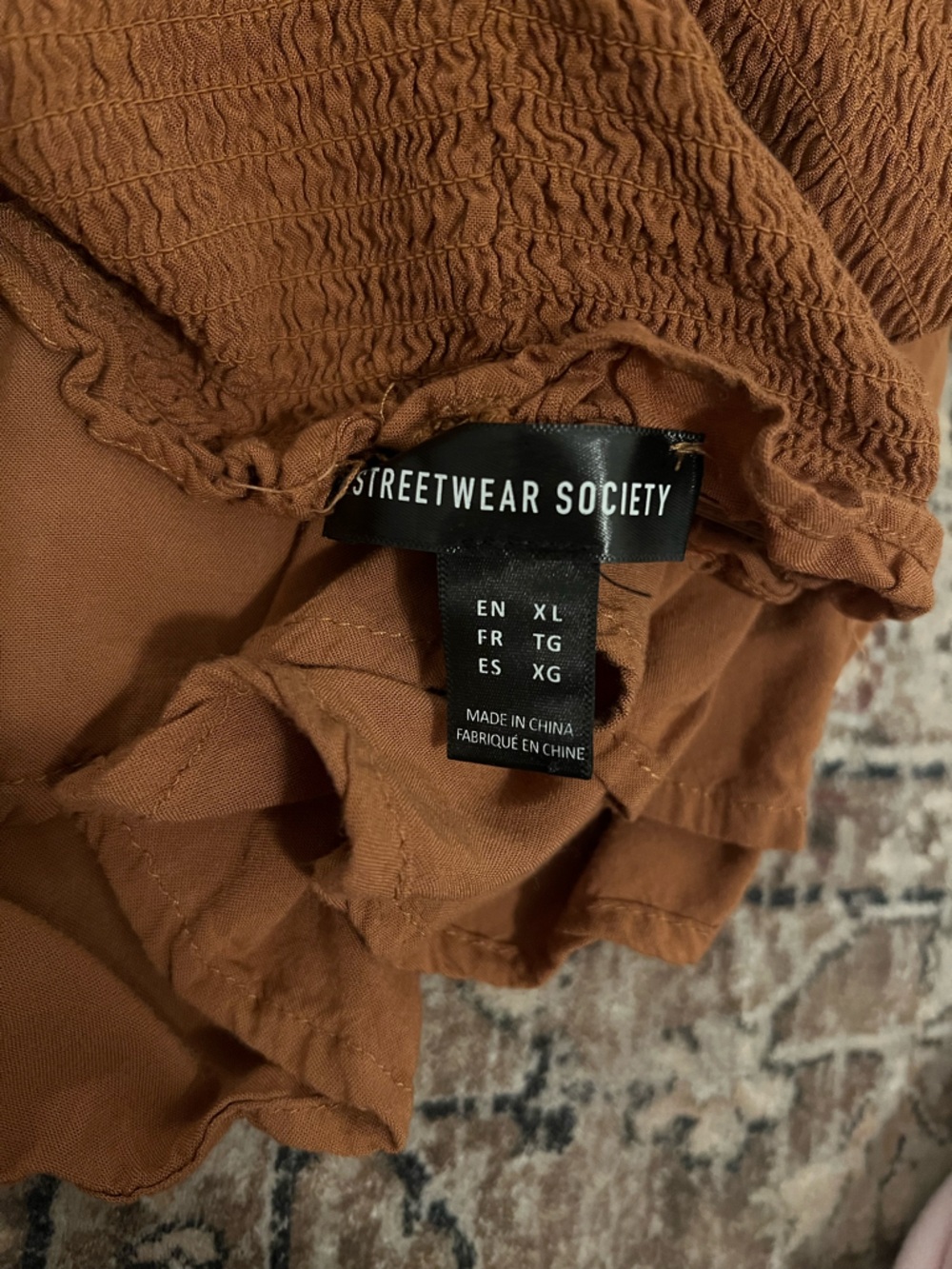 Rust Brown romper - Picture 2 of 2